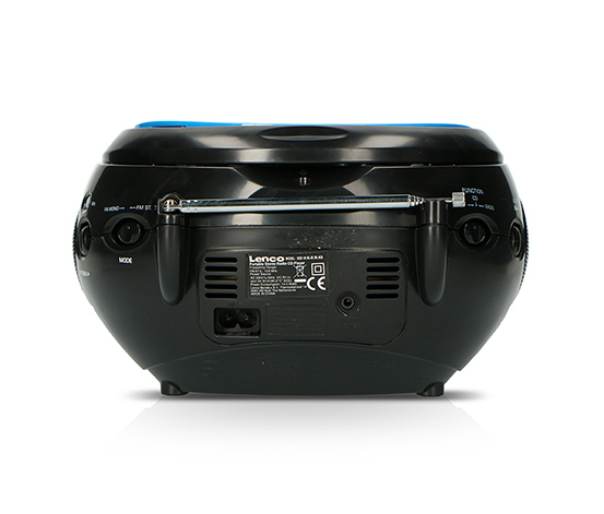 Lenco »SCD-24 Boombox« CD-Player mit Radio und Kopfhöreranschluss, blau