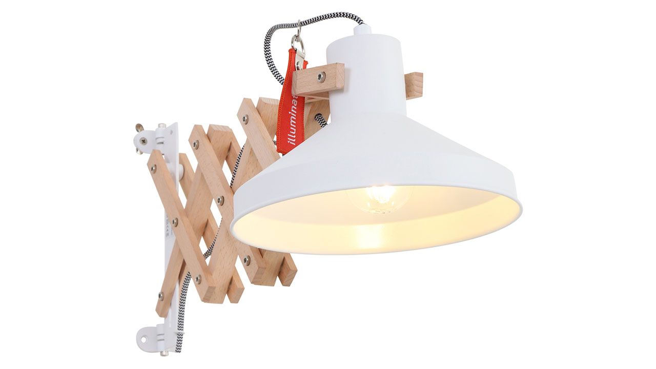 Wandlamp 7900BE Woody B66 x D23 cm