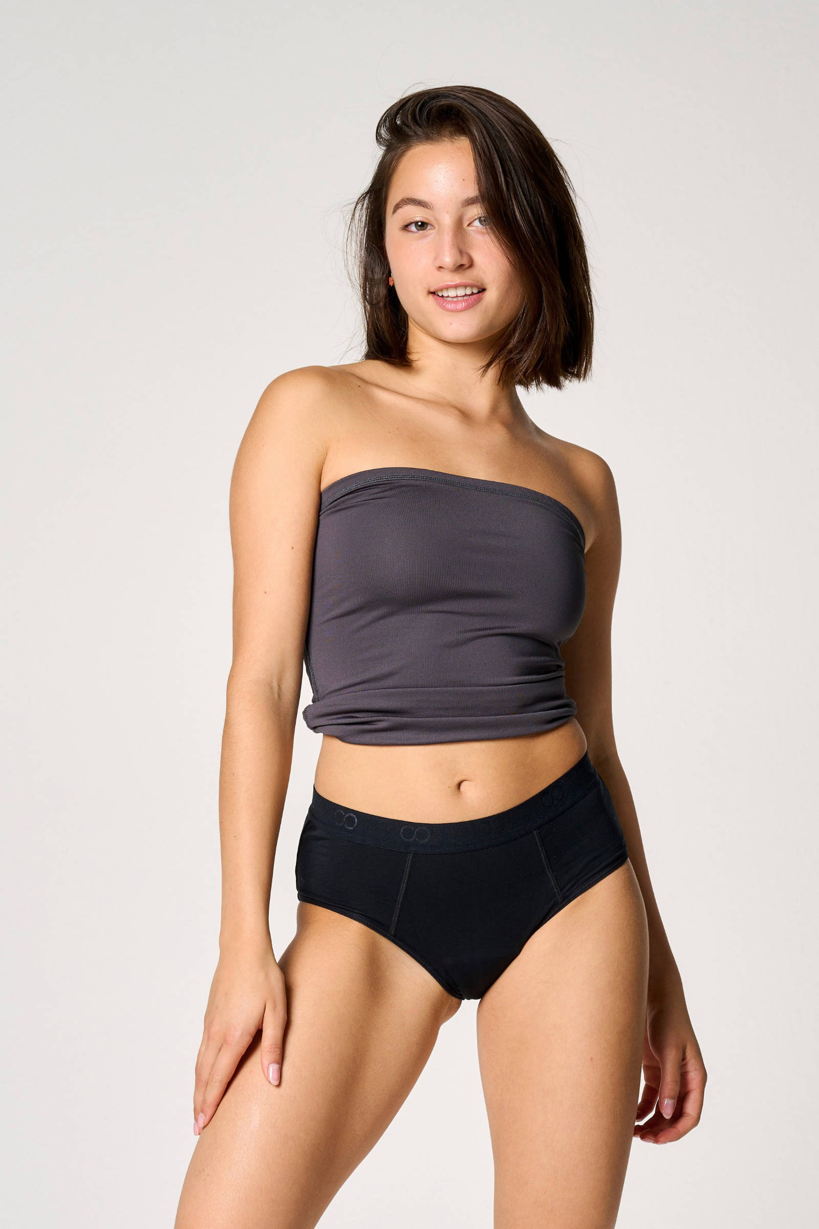 Moodies Undies hipster menstruatieslip Heavy zwart
