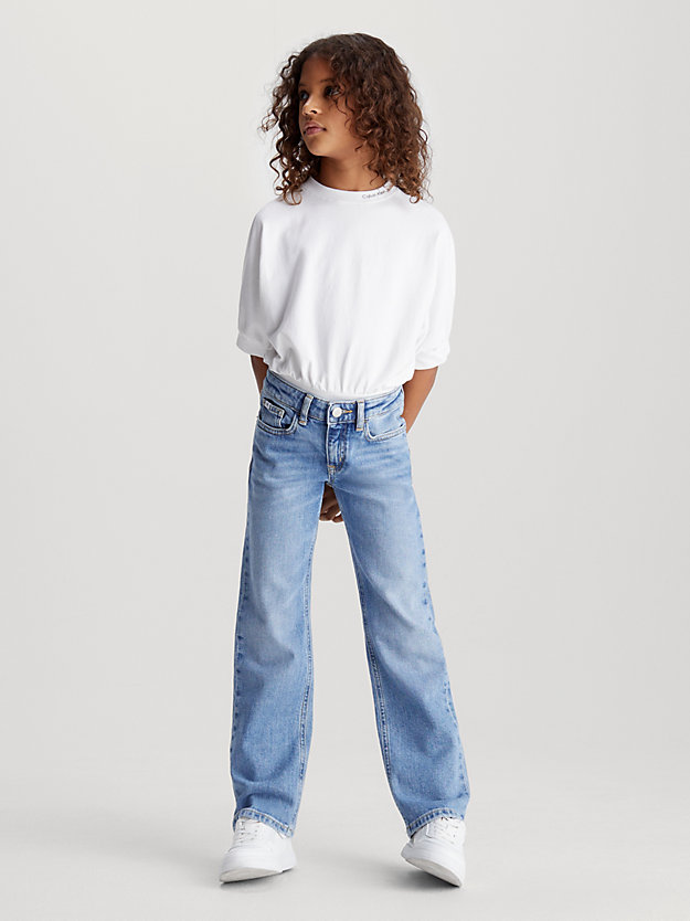 Blusa folgada em malha de algodão