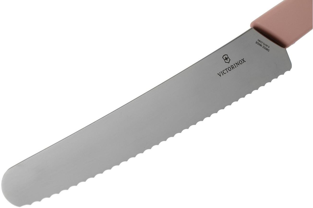 Victorinox Swiss Modern broodmes 22 cm, roze