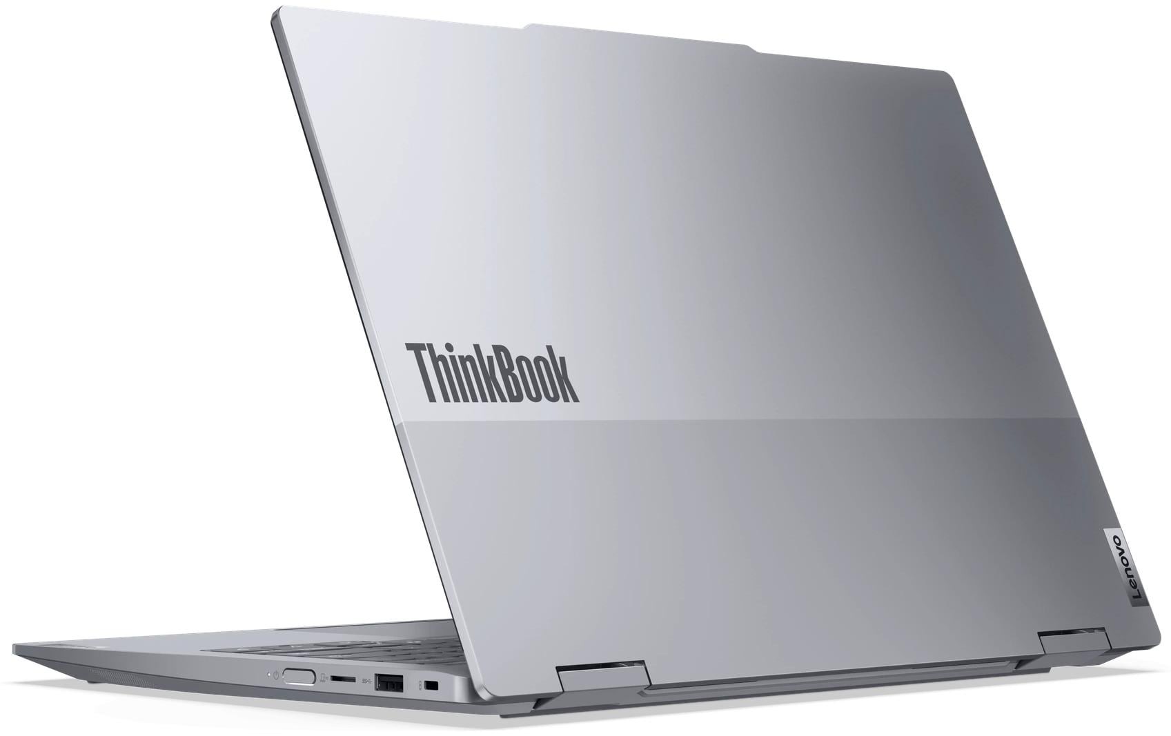 Lenovo Notebook »ThinkBook 14 2-in-1 G5 IAU« 35,56 cm / 14 ″ Intel Core Ultra 7 eingebauter Lautsprecher, eingebautes Mikrofon, Touchscreen, Webcam