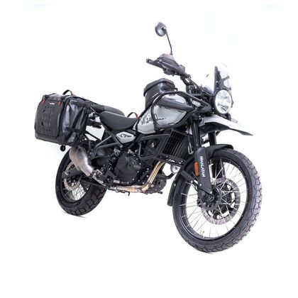 Sacoches cavalières SW-MOTECH SysBag WP L/L (27-40 litres x 2) complet avec support - Noir