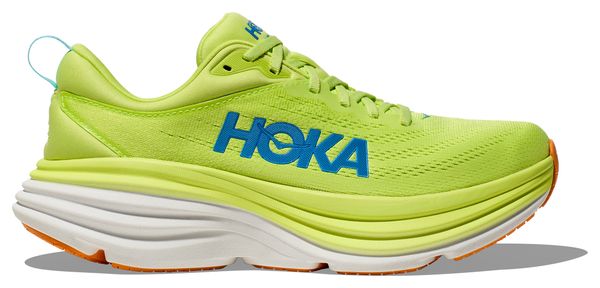 Chaussures Running Hoka Bondi 8 Vert/Bleu/Orange Homme