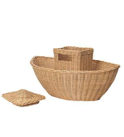 ferm Living Opbevaringskurv - Braided Ark - Natural