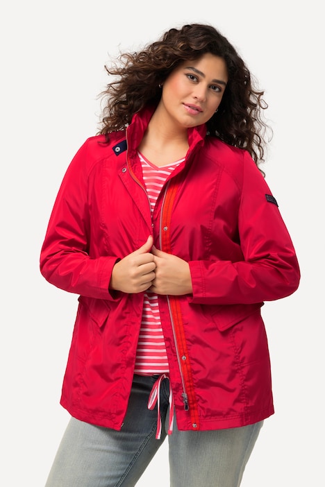 HYPRAR Funktionsjacke, Stehkragen, Kapuze, 2-Wege-Zipper