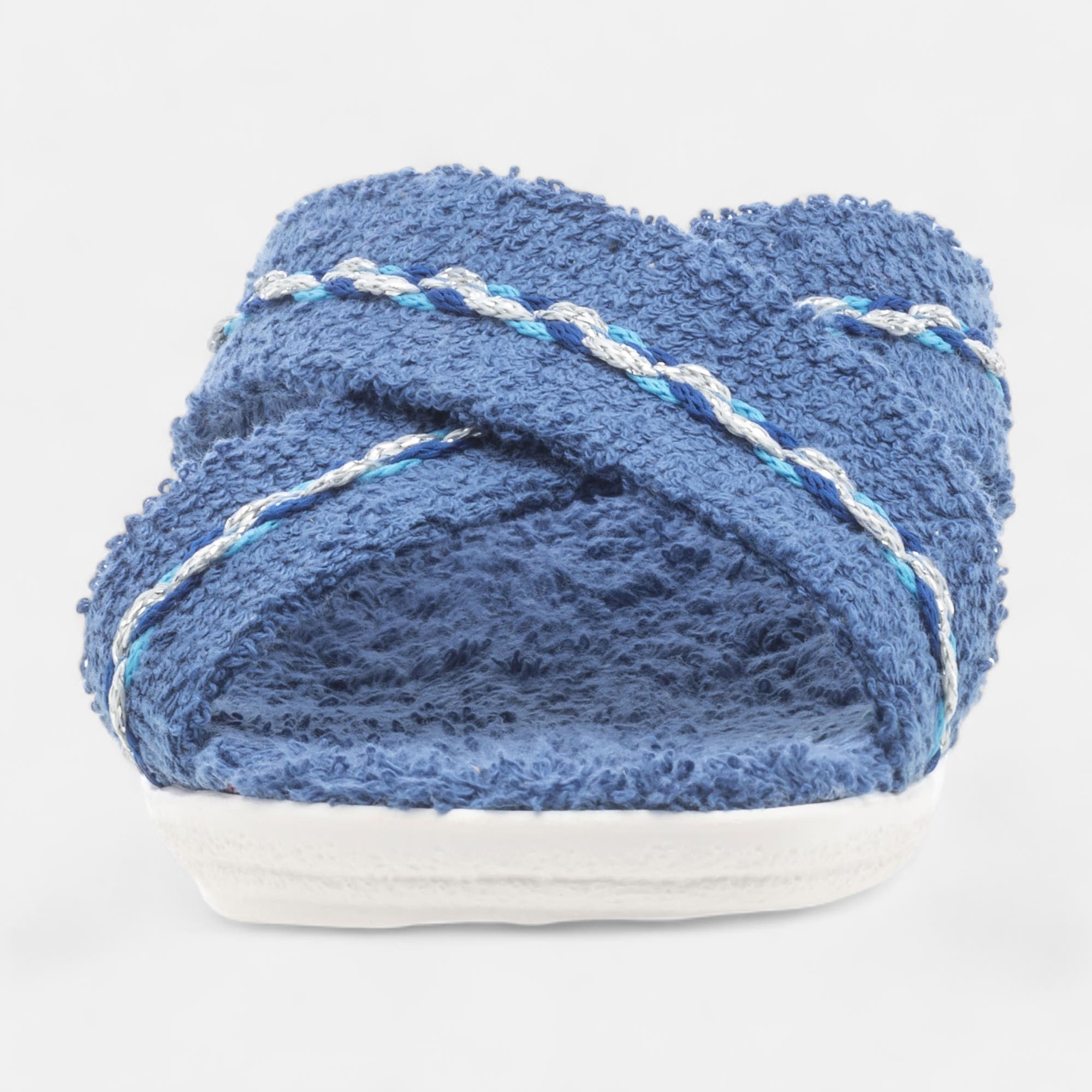 Pantoufles mules Femme bleu