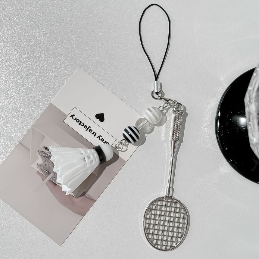 Coolkiss - Badmintontashanger sleutelhanger / telefoonhanger