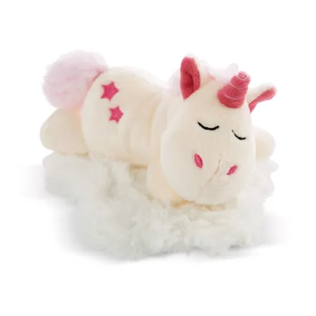 NICI Liegendes Kuscheltier Schlafeinhorn Theodor auf Wolke NICI GREEN, 16 cm
