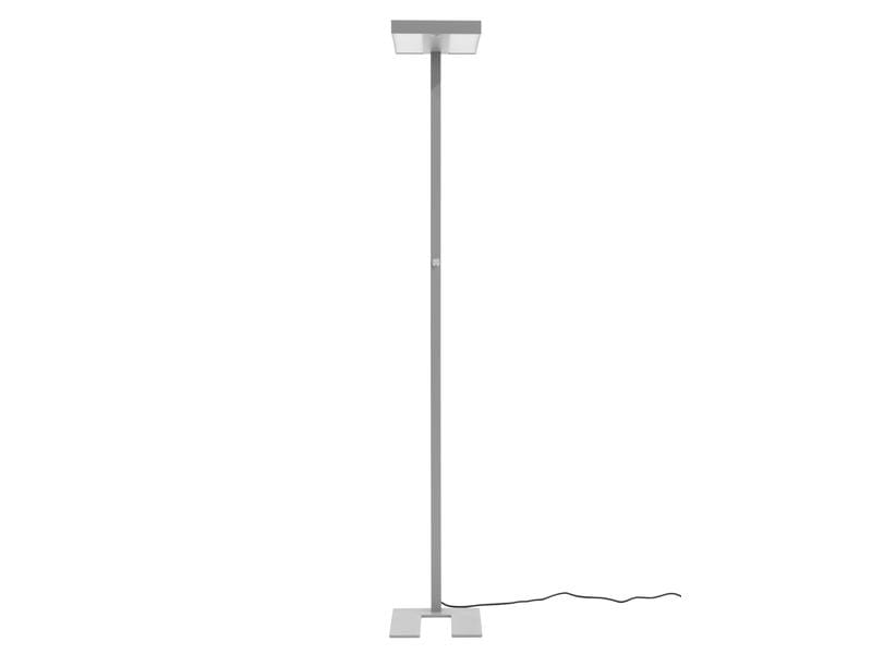 office focus Bürostehleuchte LED 80 W, Grau Dimmbare Stehleuchte für Boden- und Deckenbeleuchtung