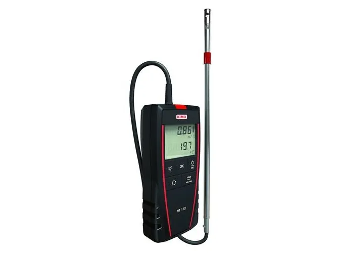 ELMA INSTRUMENTS KIMO VT110 – Varmetrådsanemometer – til måling af lufthastighed og flow