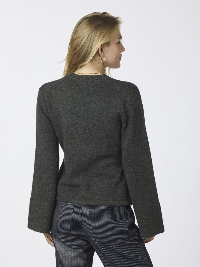 Neo Noir Pixie Knit Cardigan Antracit