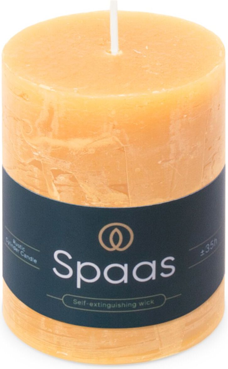 Spaas stompkaars Essential collection beige 35 uur D 7 H 9,5 cm