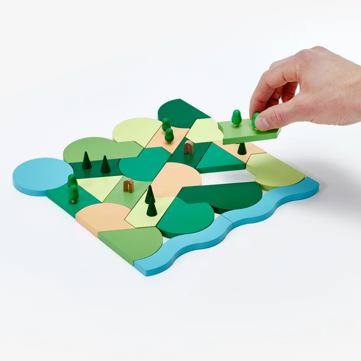 Areaware - Blockitecture, Spielzeug Holz-Architektur, Factory