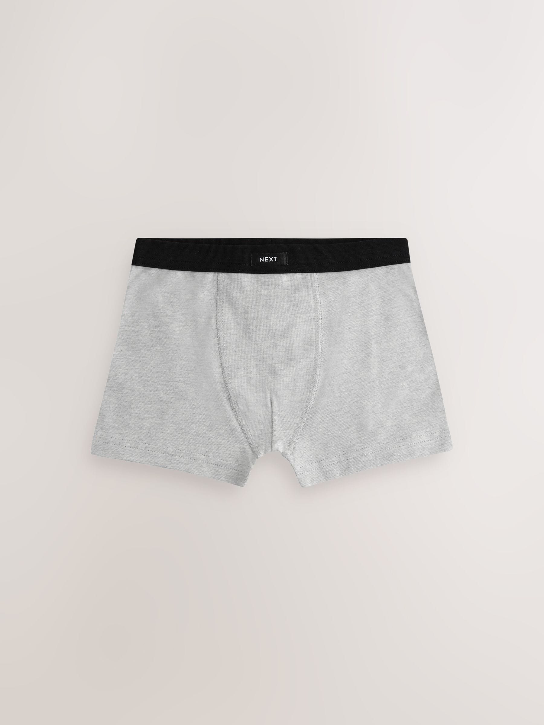 Grijs - Set van 10 boxershorts met zachte tailleband (2-16 jr)