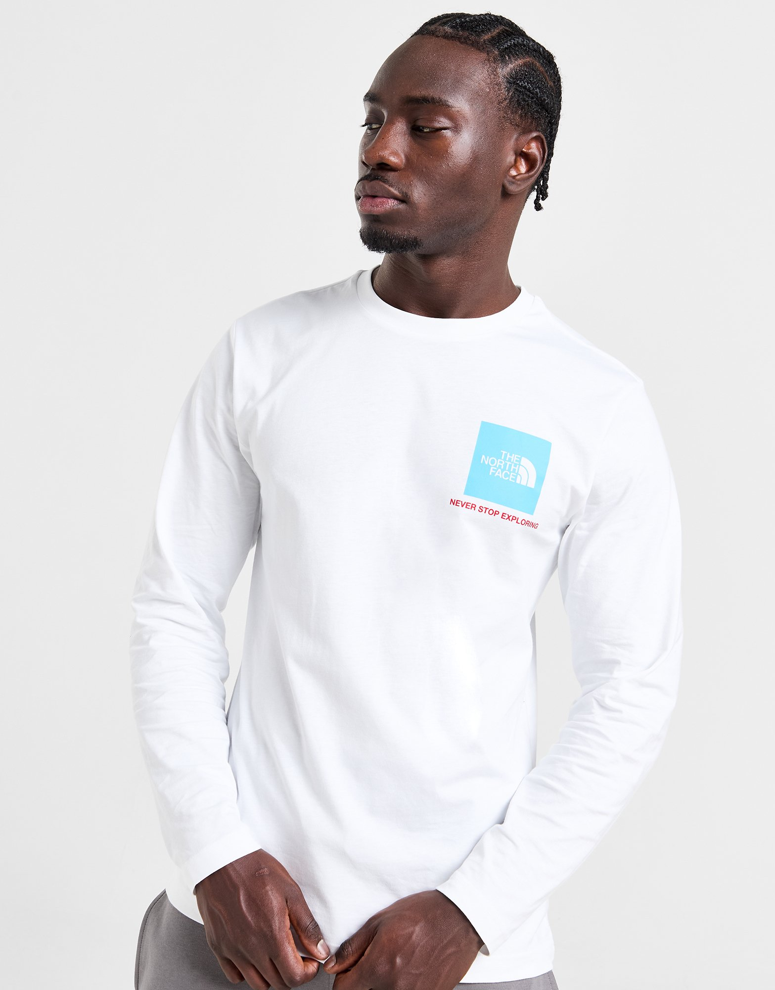 The North Face T-Shirt Manches Longues Fine Box Homme
