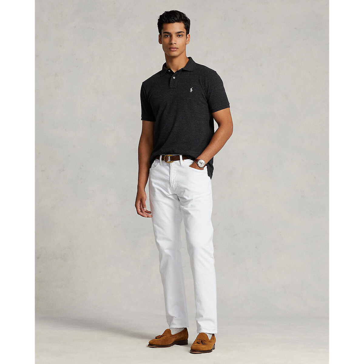 POLO RALPH LAUREN<br>Camisa polo icônica em algodão piqué