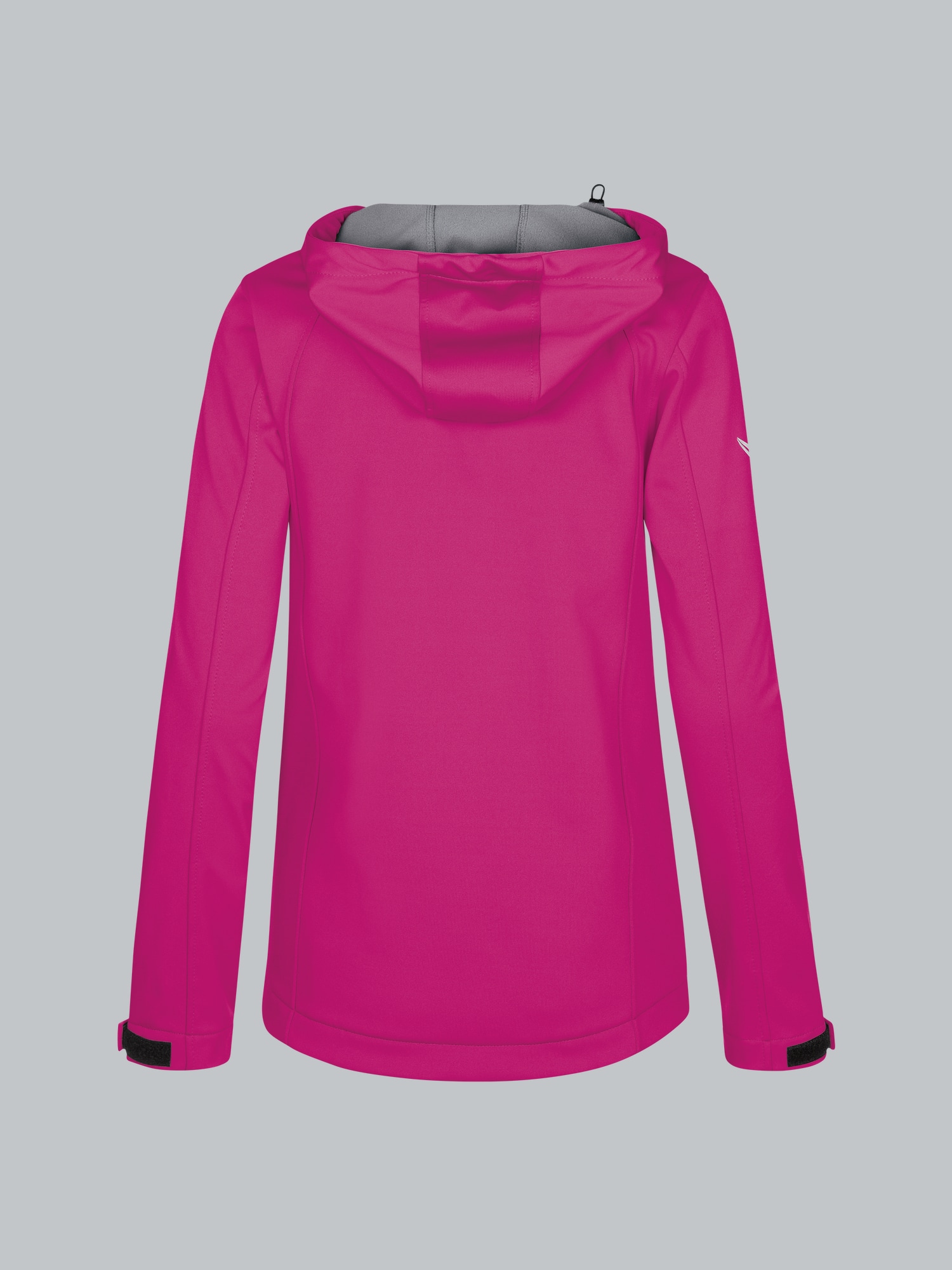 Taillierte Softshell–Kapuzenjacke Hibiskus