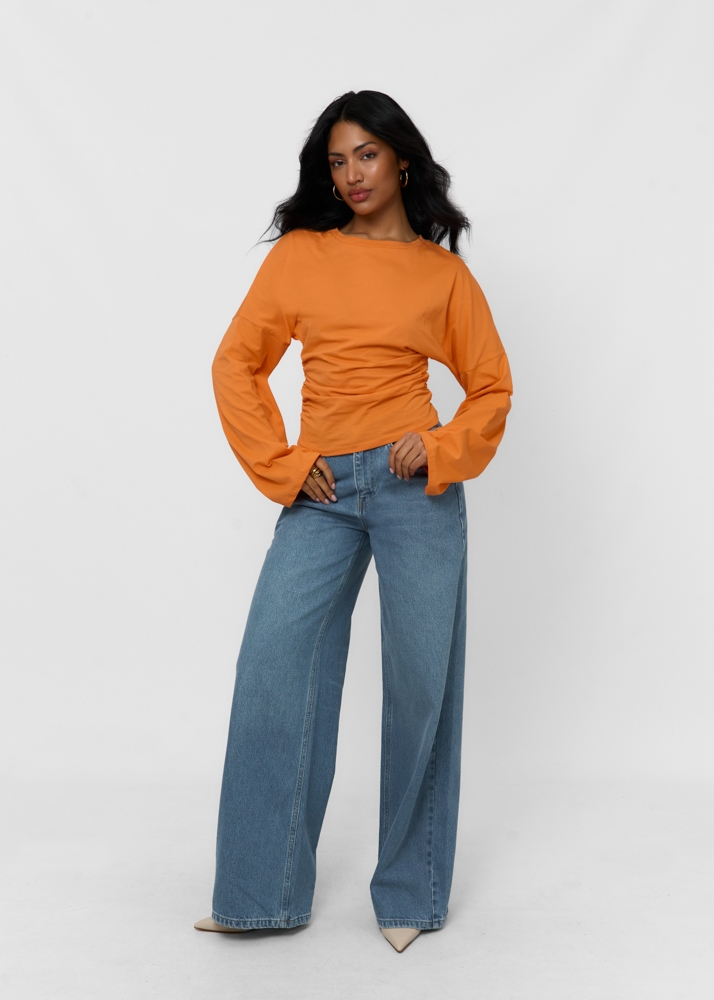 Romee top oranje