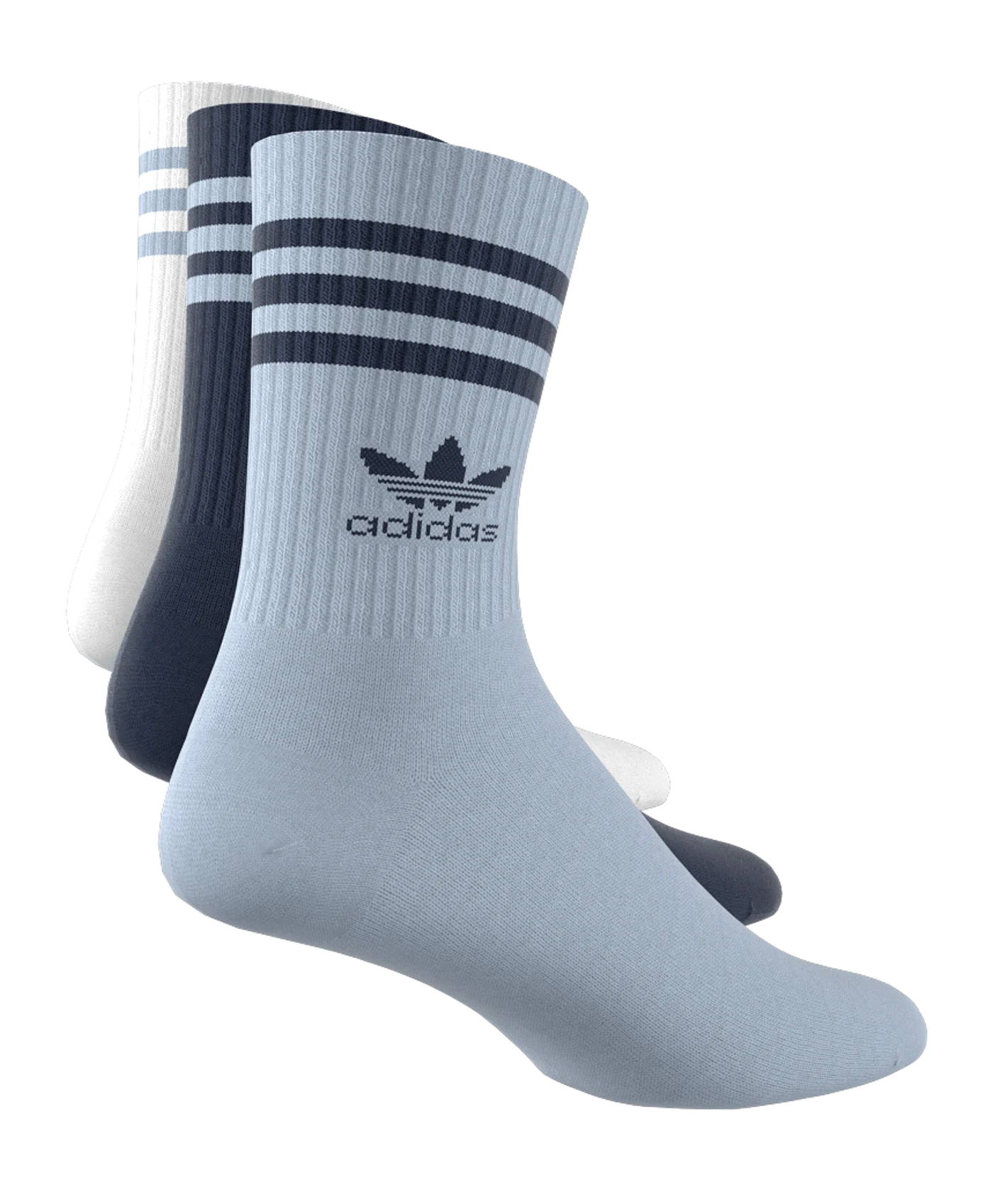 adidas Originals Crew 3 Pairs Socken Blau
