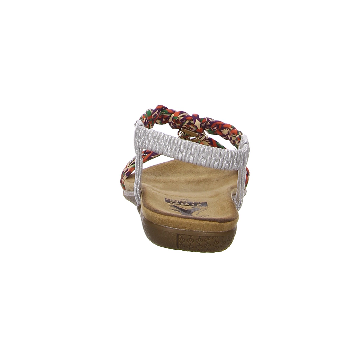 2 GO shoe Sandalette bunt gold/silber/bronce