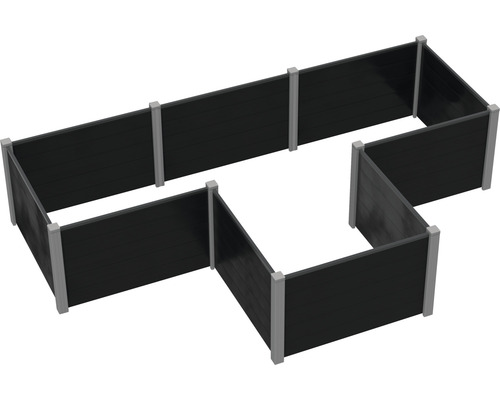 Konsta insteekprofiel voor insteekhekwerk, aluminium, 177 x 15 cm, antraciet