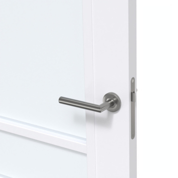 Arne & Bodil binnendeur ABD518 satijnglas - extra wit afgelakt - glaslat extra wit