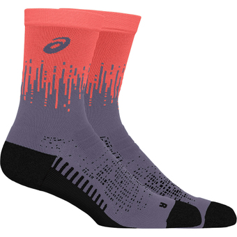 Asics Performance Run Crew Socken Greyish Purple / Coral Reef