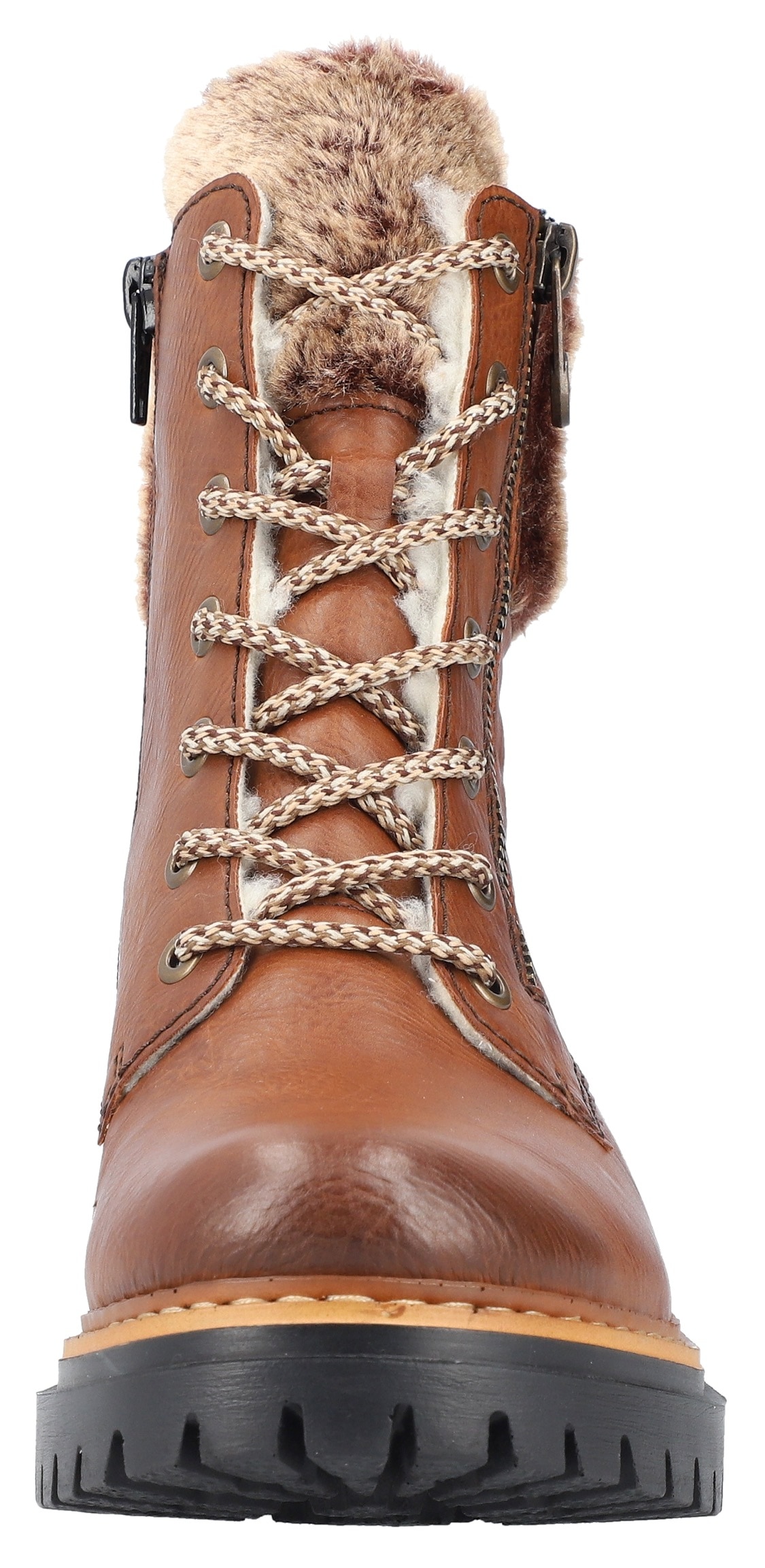 Rieker Winterstiefelette  mit Fellimitat am Schaft
