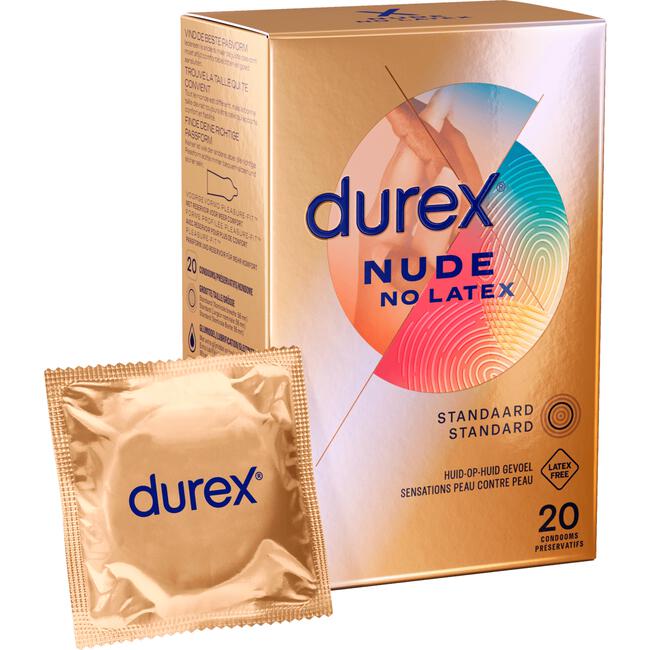 Durex Condooms Nude Latexvrij 20 stuks