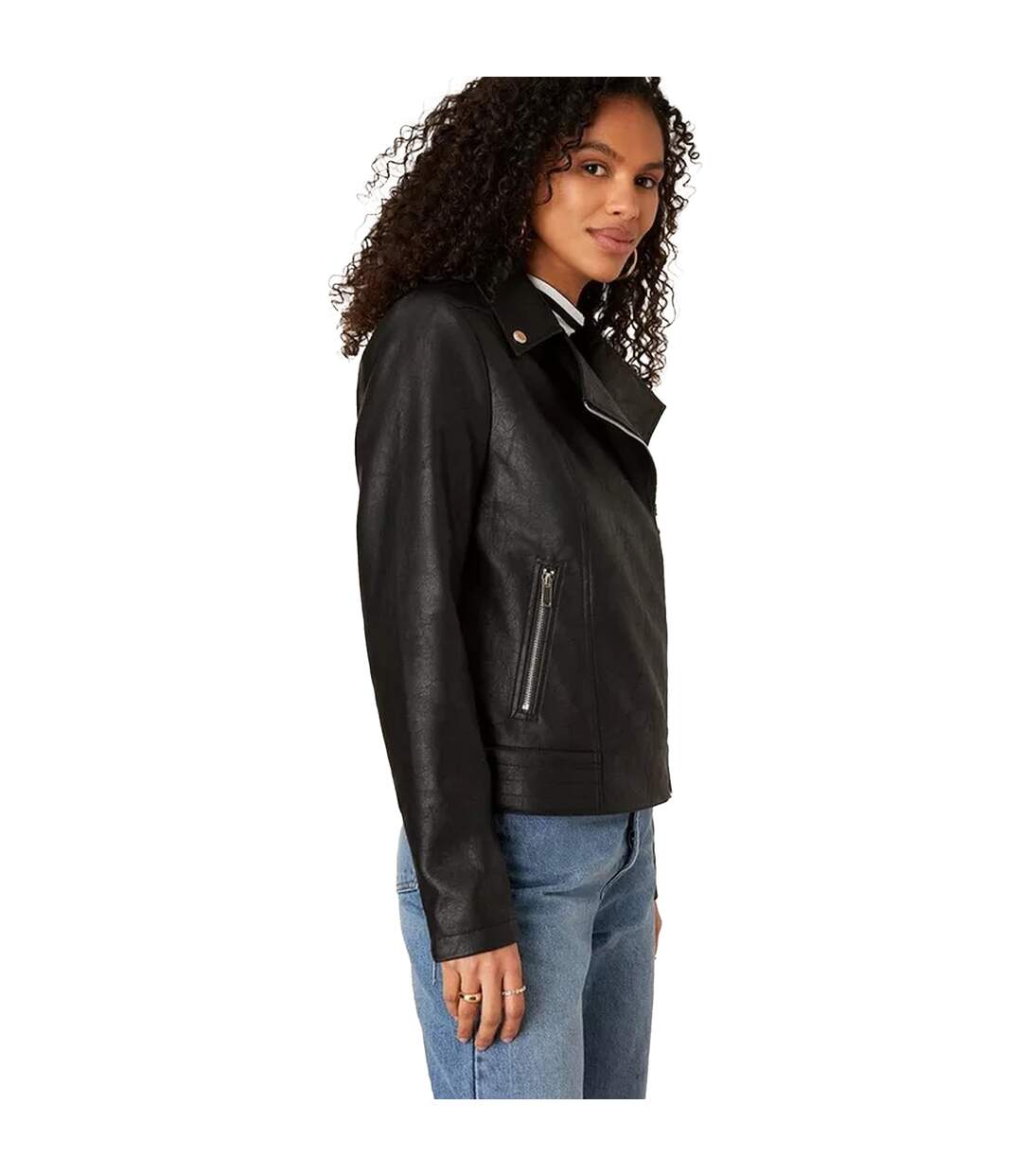 Dorothy Perkins - Veste motard - Femme (Noir) - UTDP233