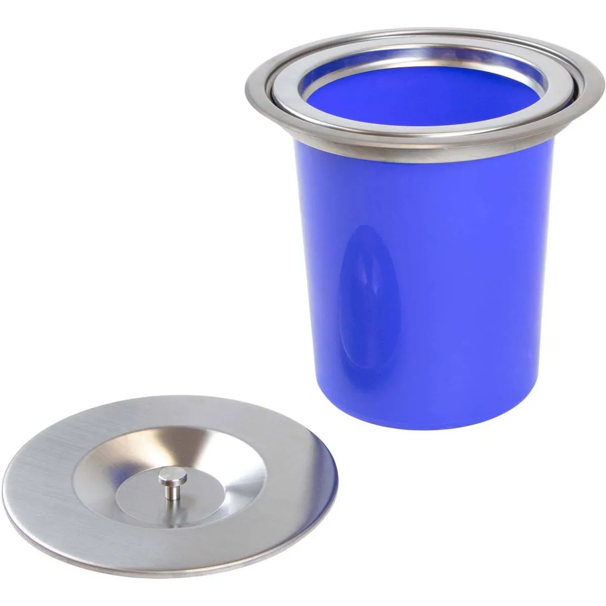 EMUCA Poubelle Encastrable Recycle 7 L - Bleu