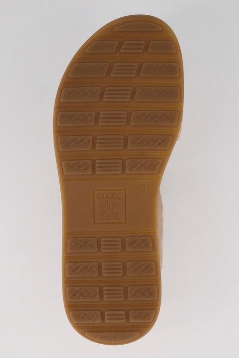ara Leder-Sandalen, Klettverschluss, Komfortweite