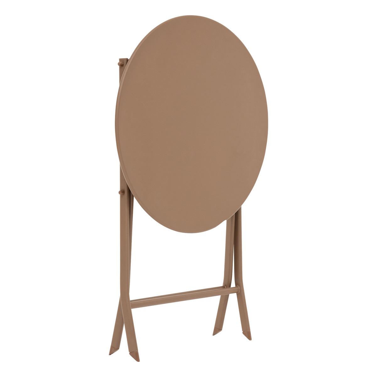 TABLE GREENSBORO RONDE BRONZE 2 PLACES