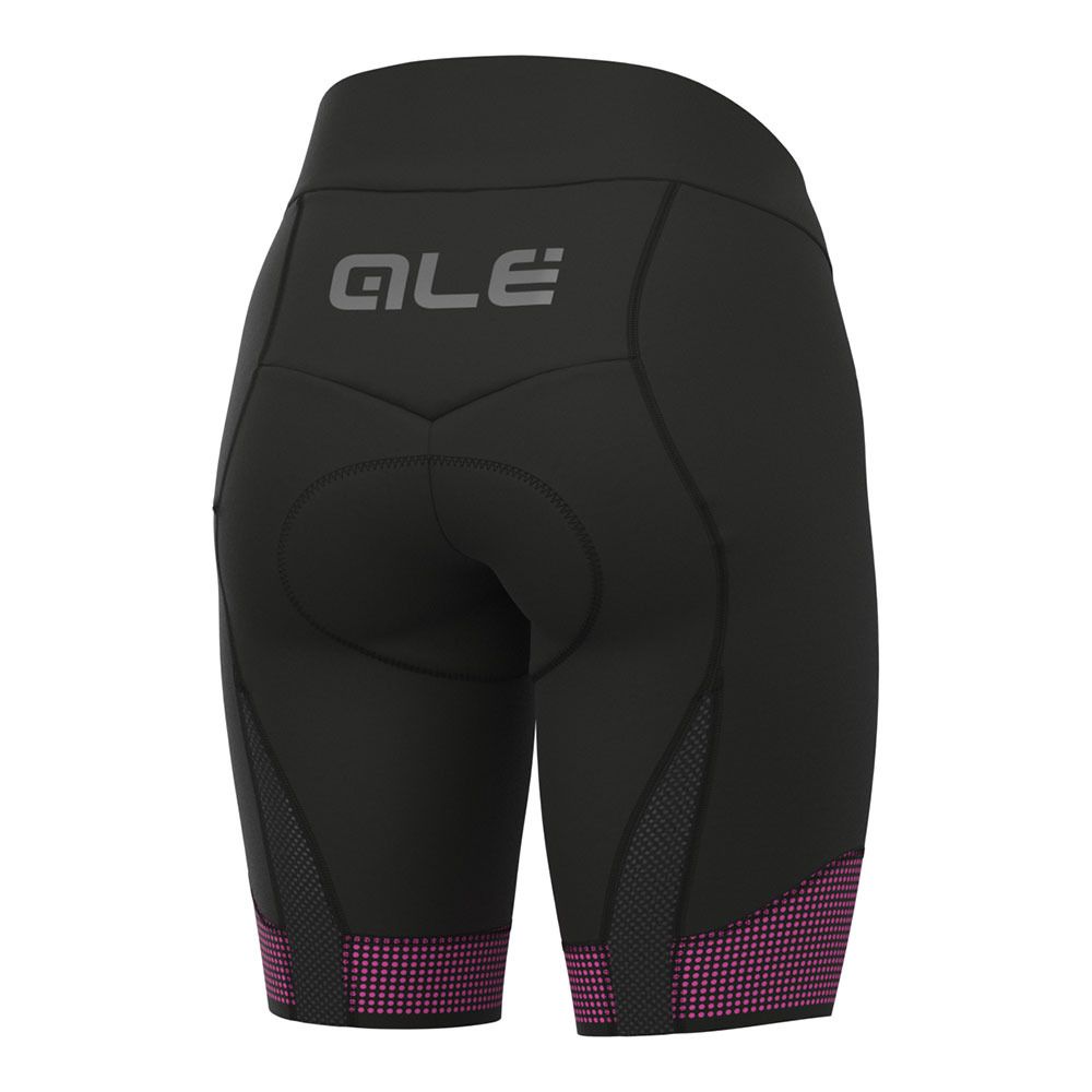 Ale MASTER 2.0 - Cuissard Femme black/fluo pink