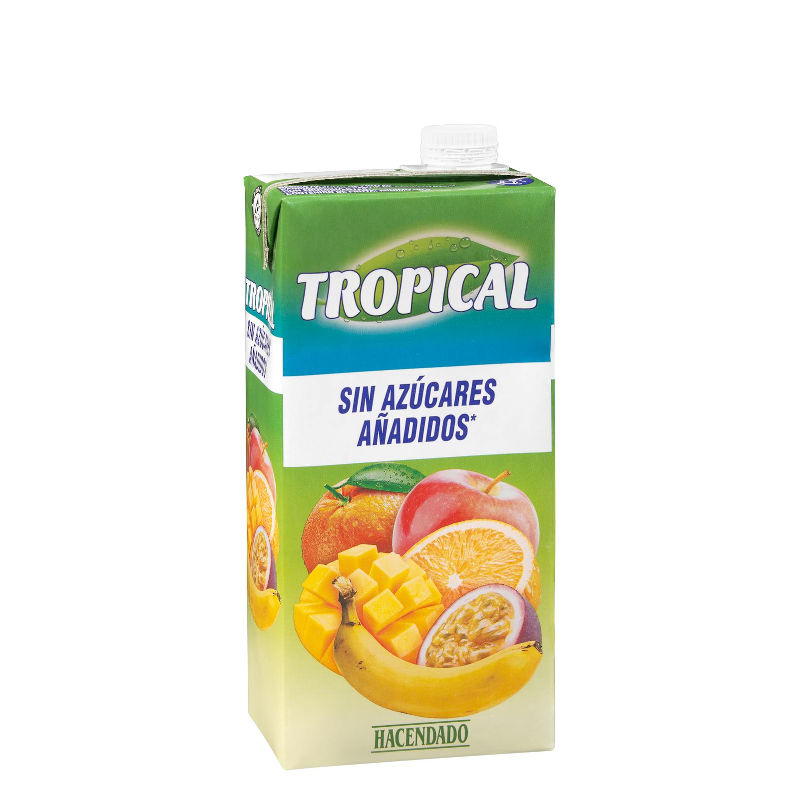 Boisson tropicale Hacendado sans sucres ajoutés