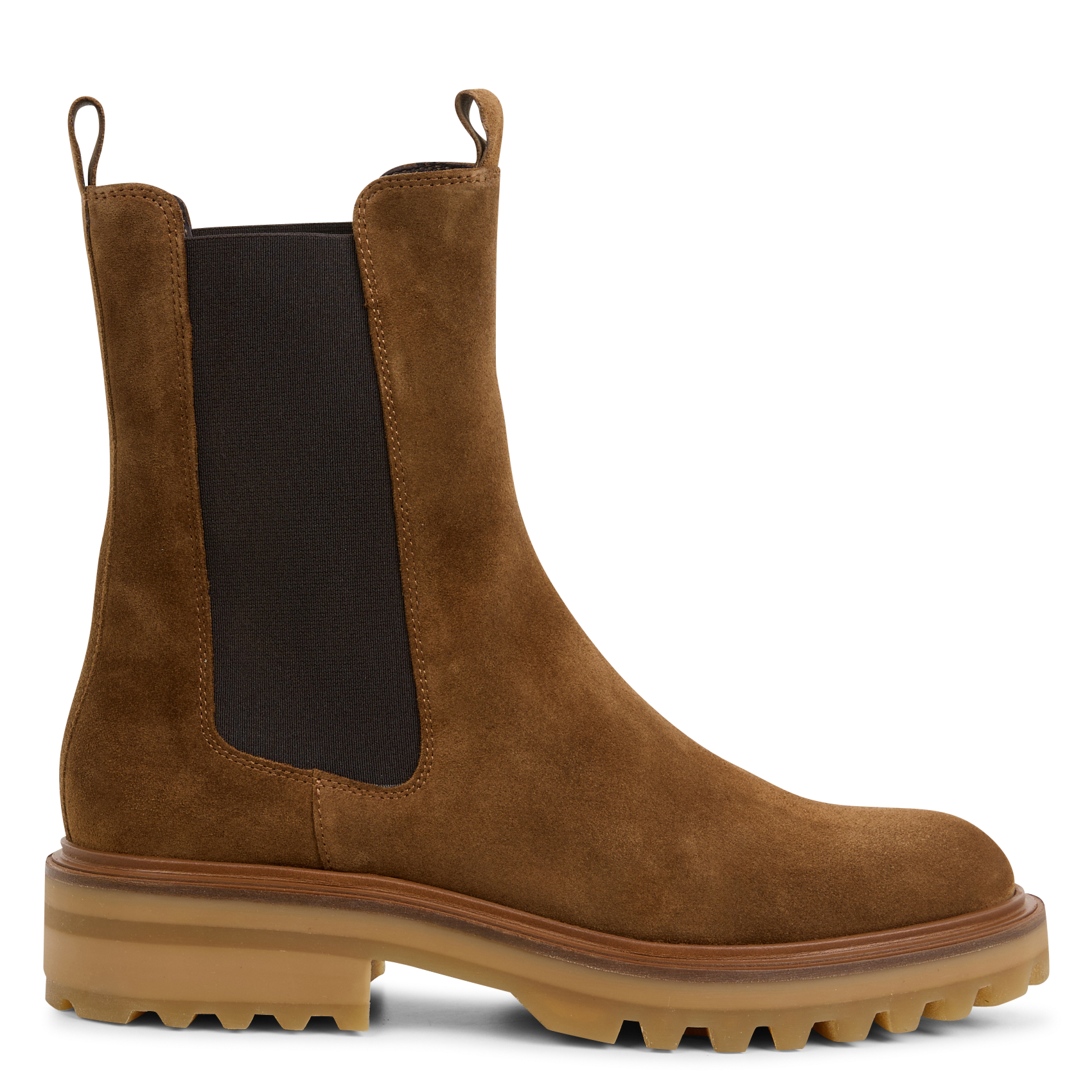 Bottines en cuir | Marron
