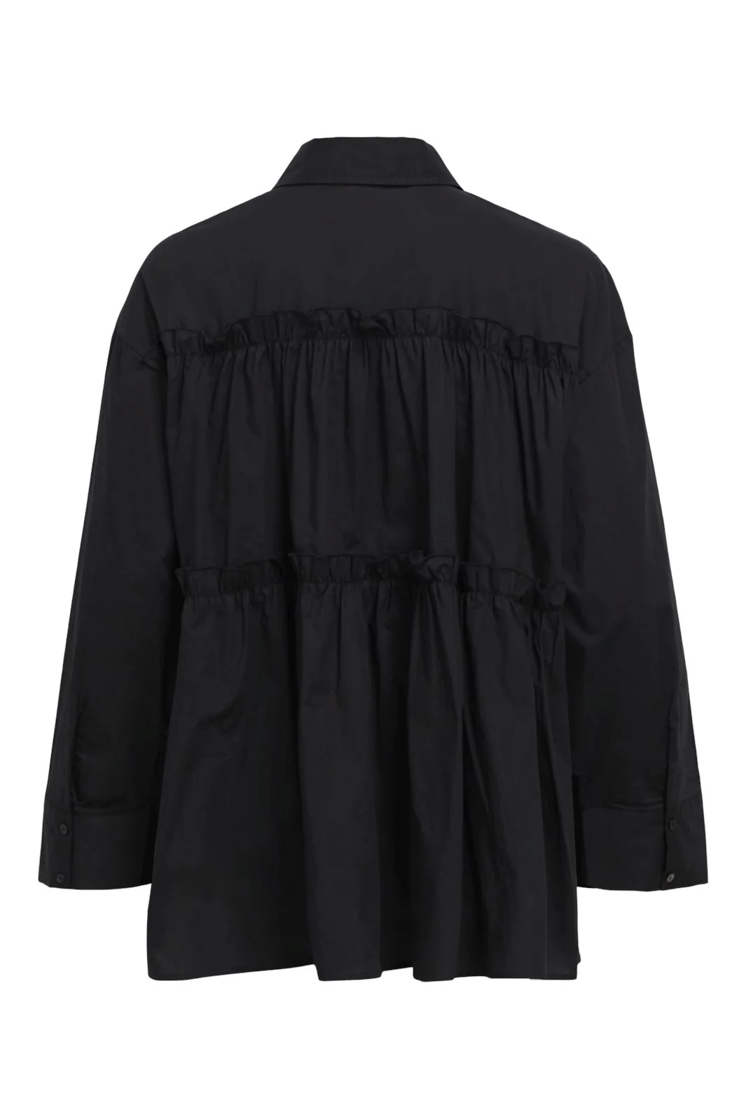 Object Objhope Oz L/S Shirt 134 4604499 black