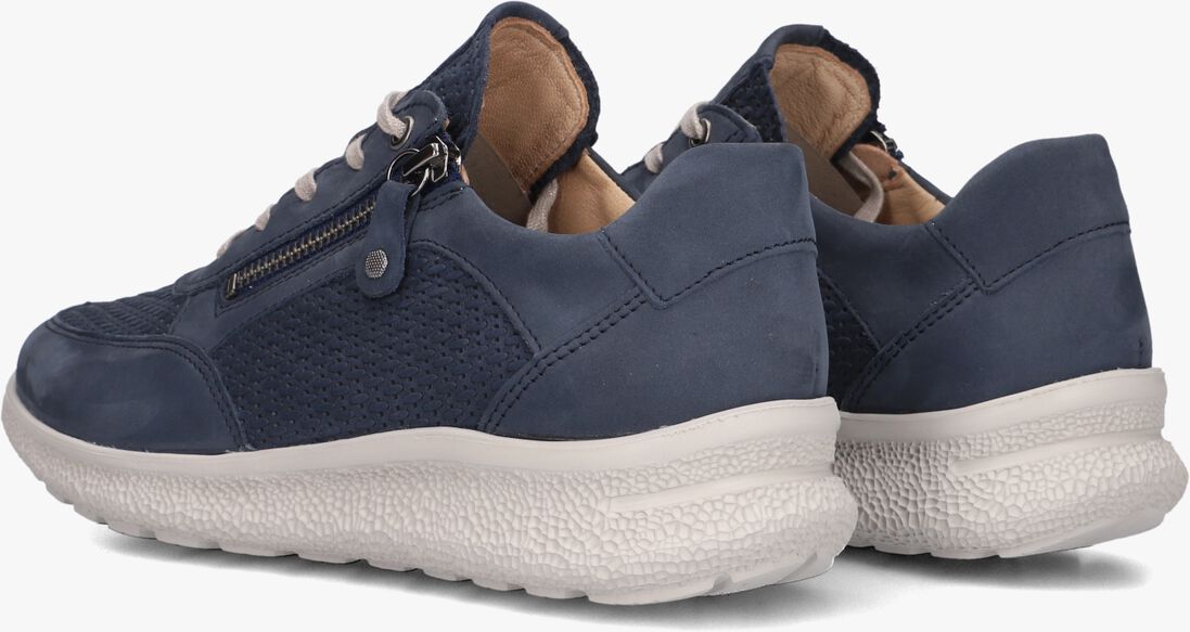 blauwe hartjes lage sneakers rap