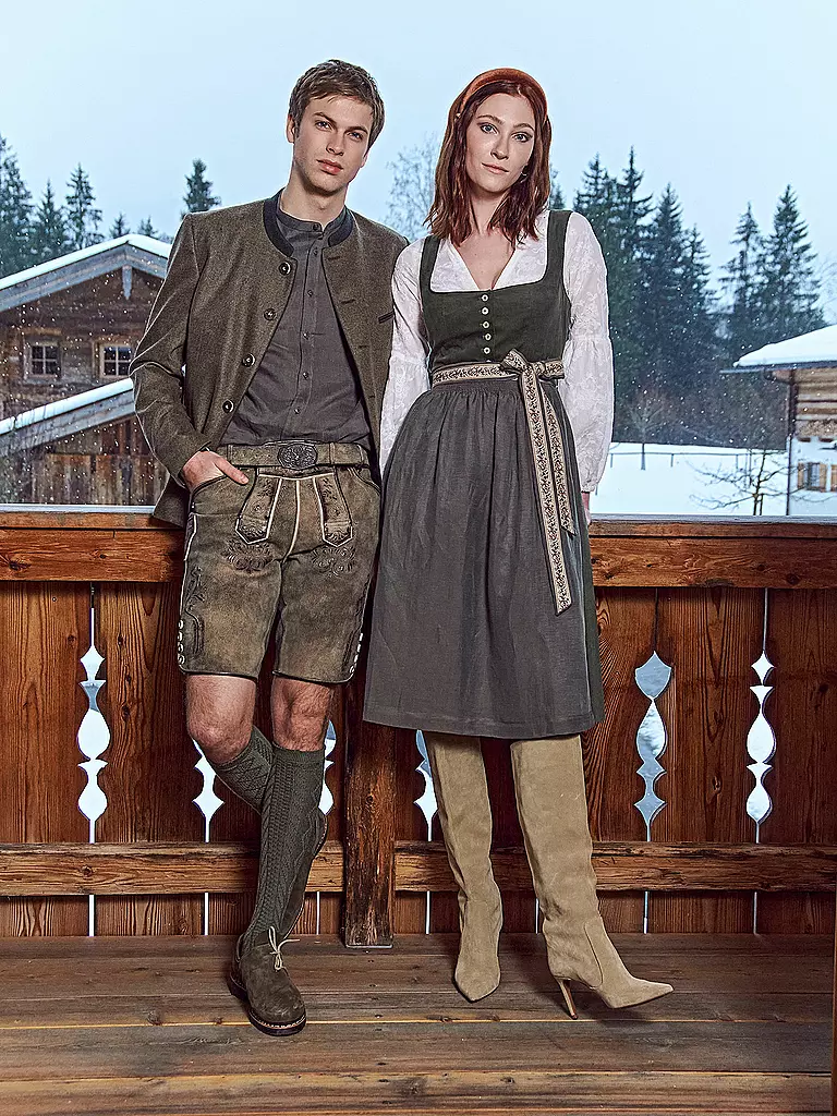 FELI & HANS Dirndl DOROTHEA olive