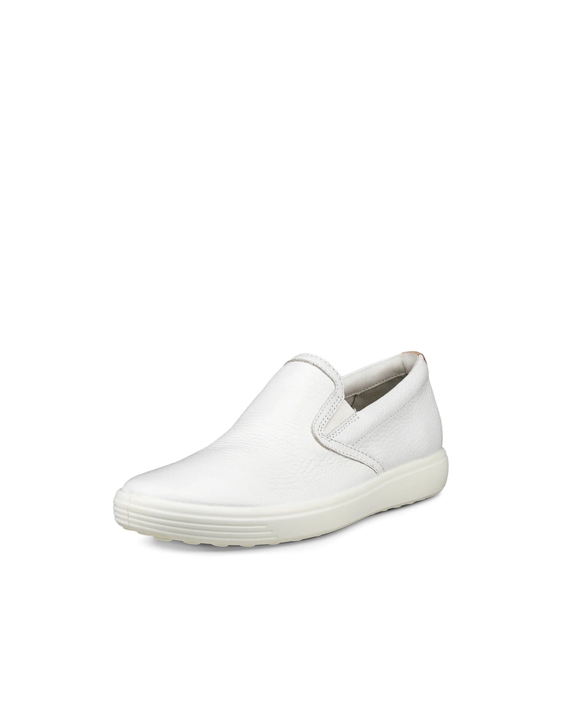 ECCO SOFT 7 W Damen Lederslipper Weiß