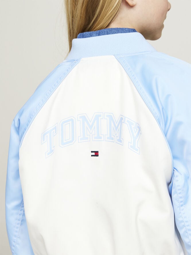 Tommy Hilfiger VARSITY BOMBER JACKET Vessel blue