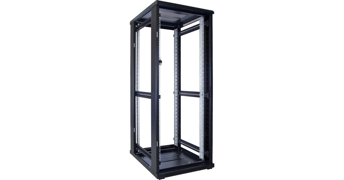DSI32U serverkast met geperforeerde deur - DS6832PP server rack  (Zwart, 600 x 800 x 1600mm)