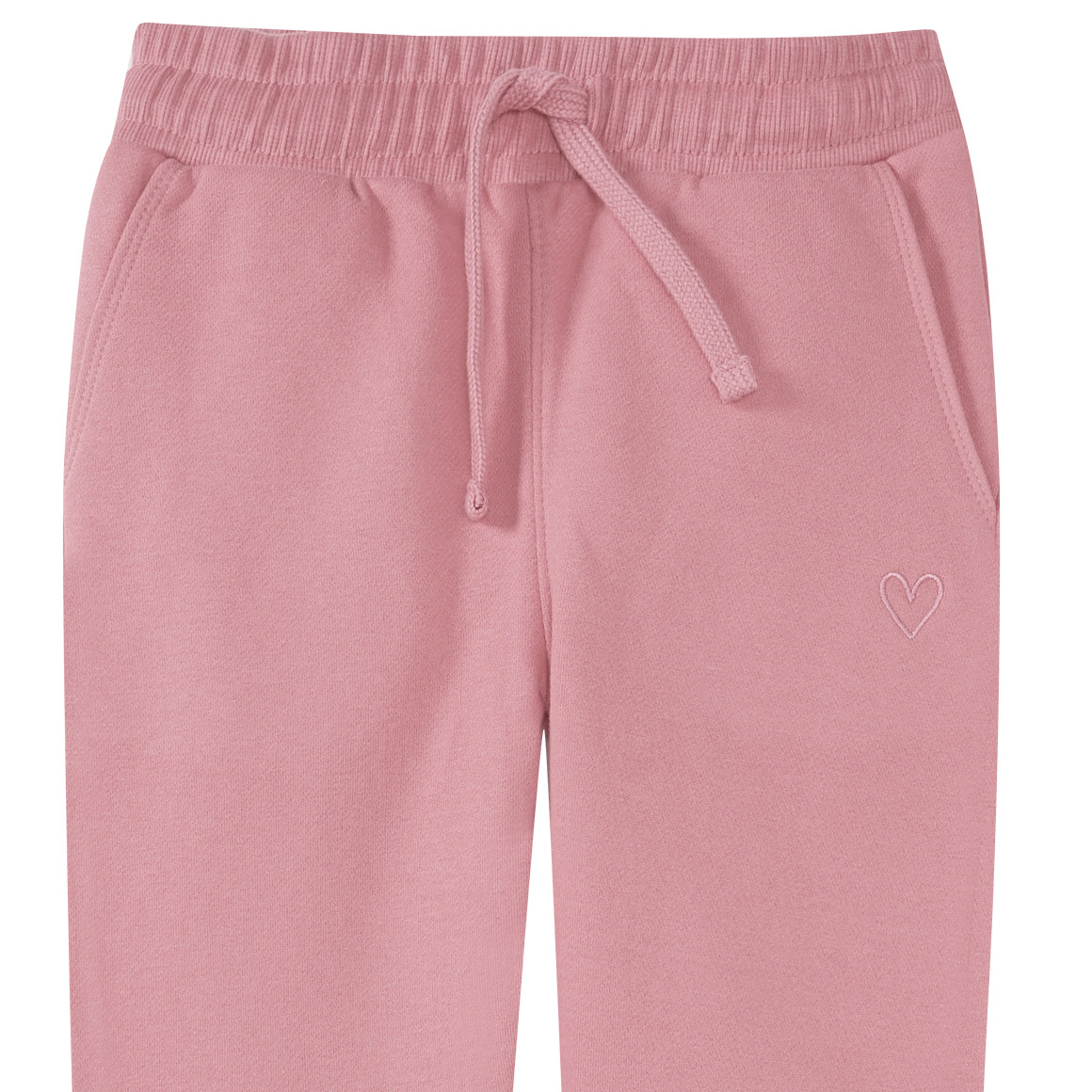 Famy Mädchen Jogginghose mit Bio-Baumwolle rosa