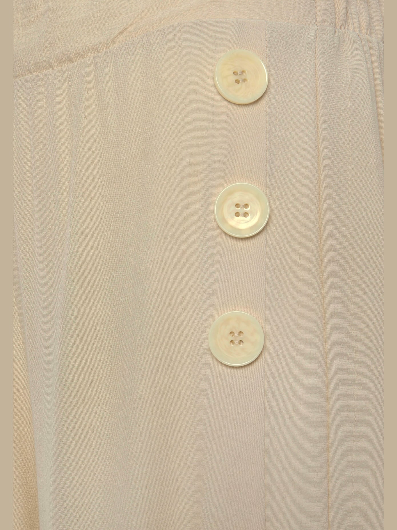 Pantalon bords-côtes lisses avec élastique au dos