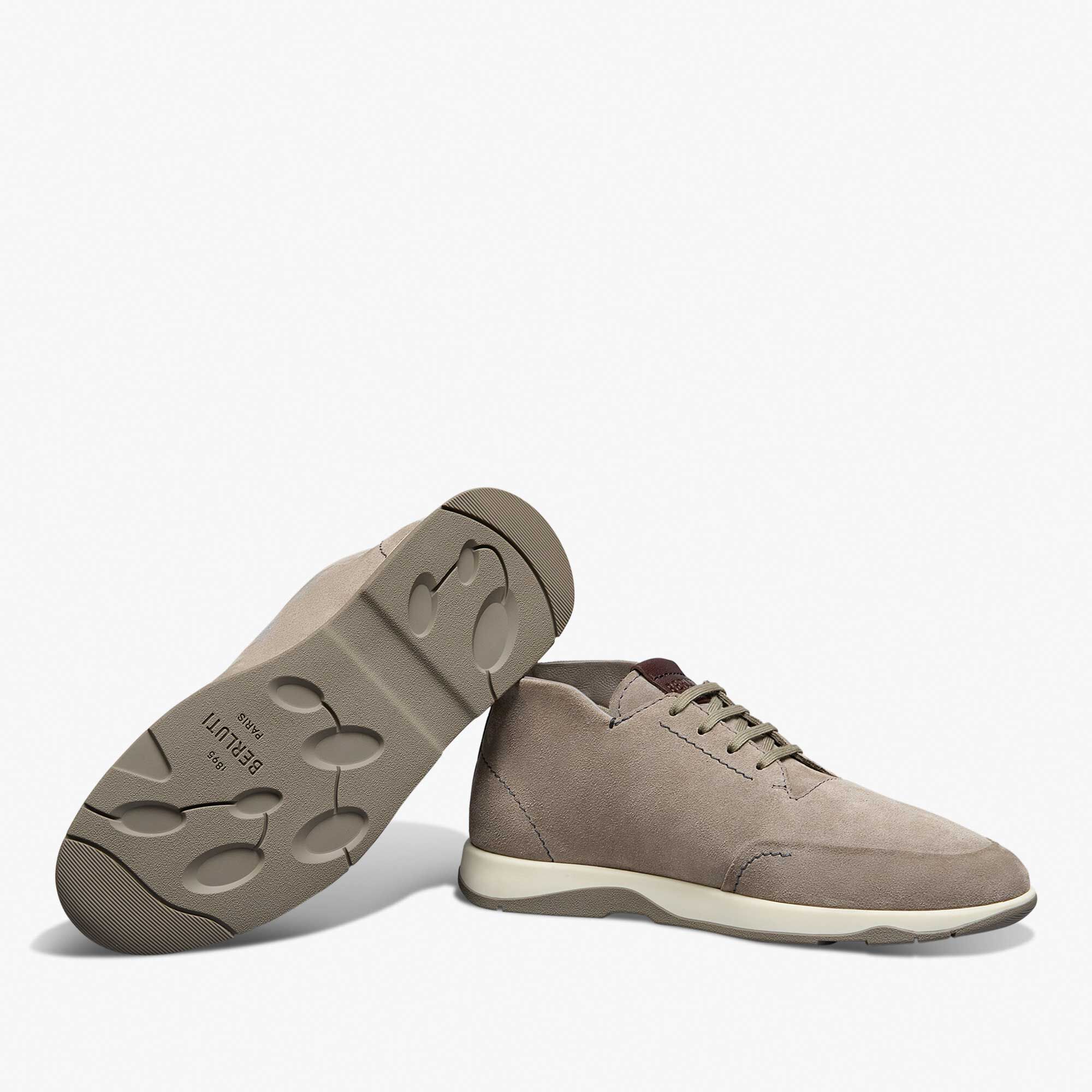 Derby Echappee En Veau Velours Scritto