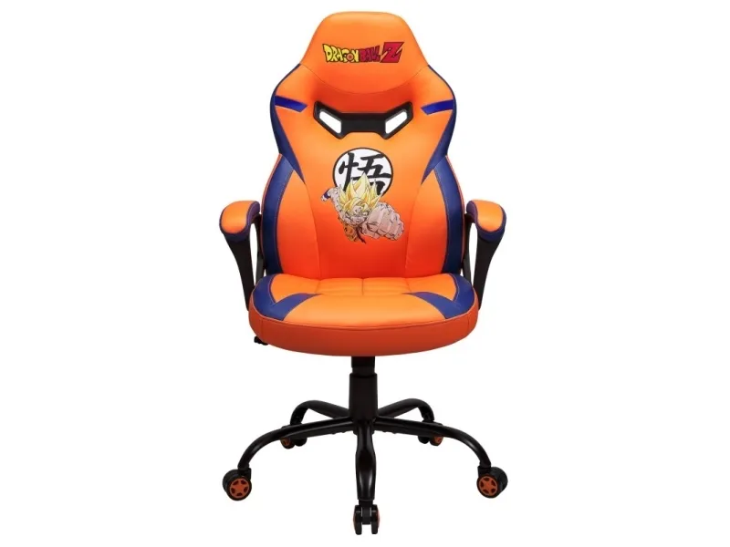 Subsonic SA5573-D6, Polstret sæde, Polstret ryglæn, Orange, Orange, Imiteret læder, Imiteret læder
