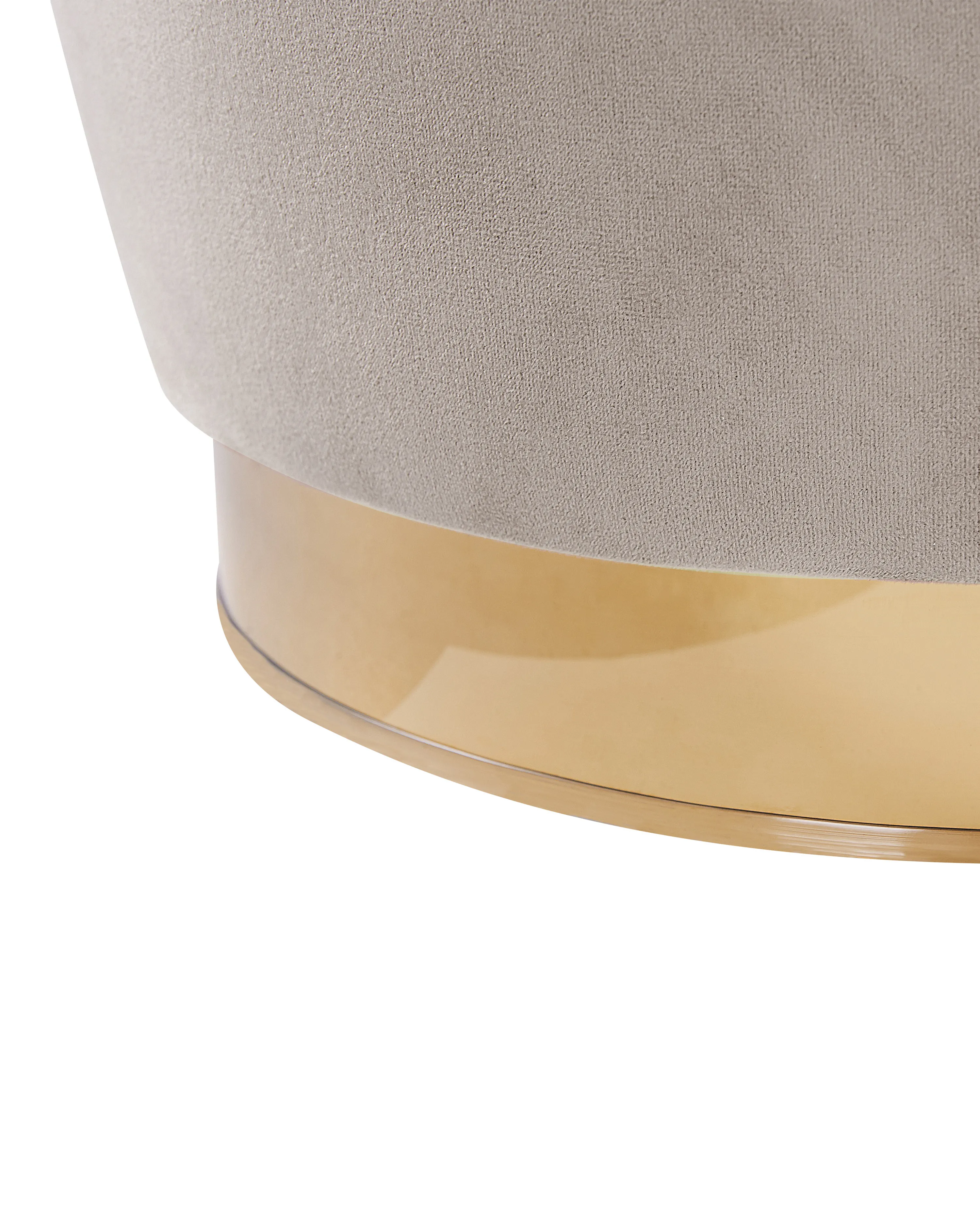 Fauteuil ALBY Fluweel Lichtbeige