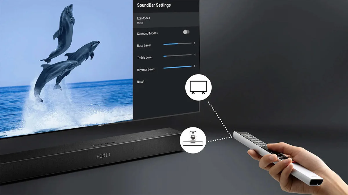 Hisense U5120GW Barres de son