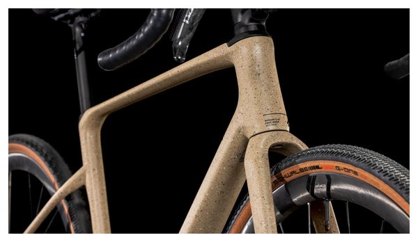 Vélo de Gravel Cube Nuroad C:62 SLT Sram Red XPLR AXS 13V 700 mm Beige Mineral Grit 2025